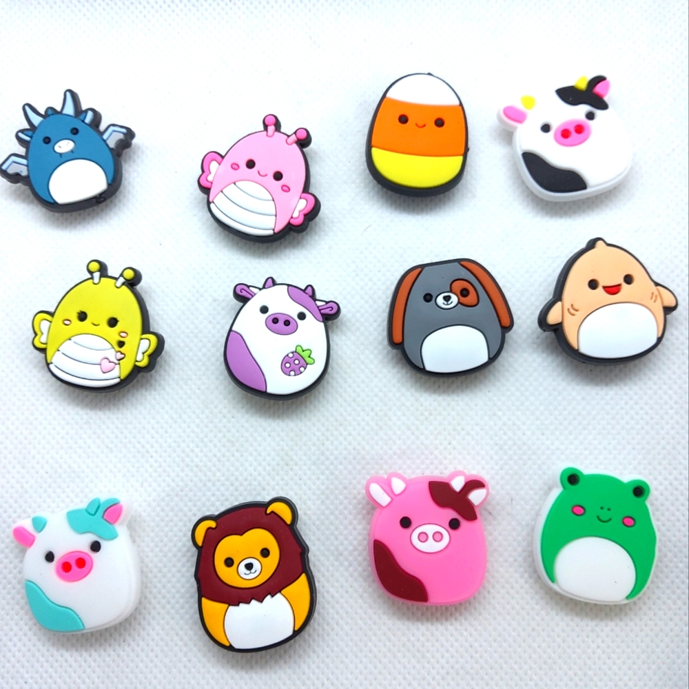 NIP  14 FOR $10.  Squishmellow Croc Charms